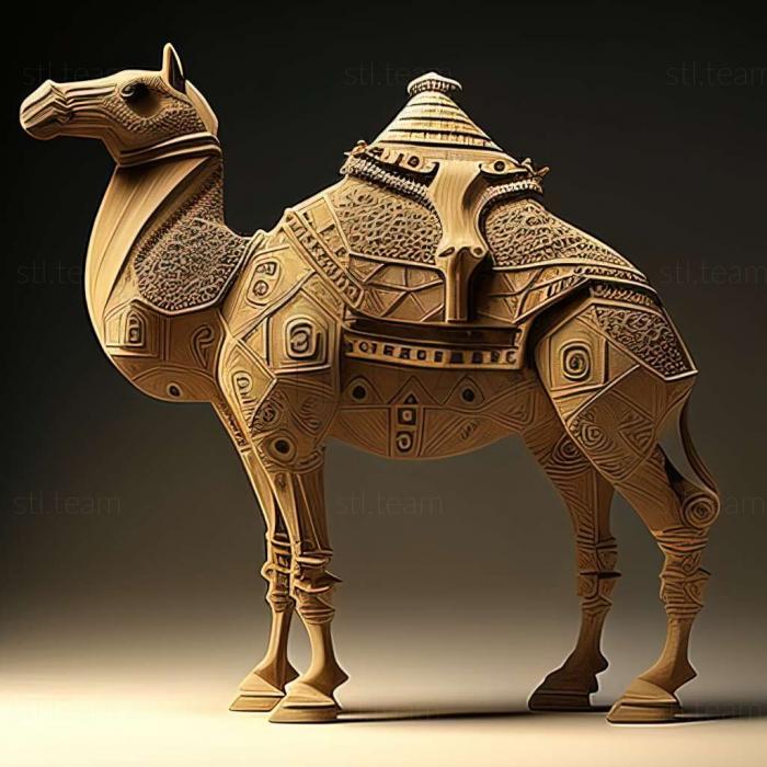 3D модель Верблюды (STL)